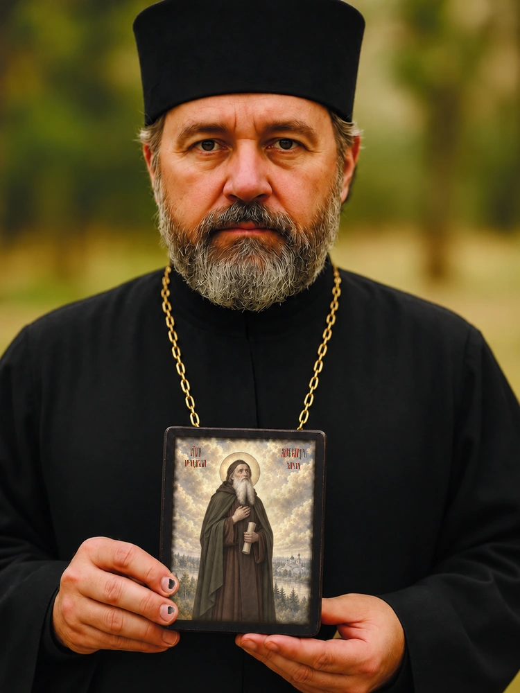 Александр Свирский — храмовая живопись · потёртое золото — фото 2