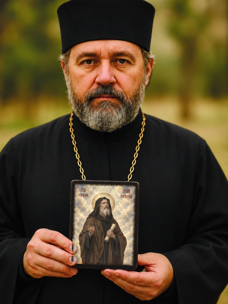 Виталий Александрийский — храмовая живопись · потёртое золото — фото 2