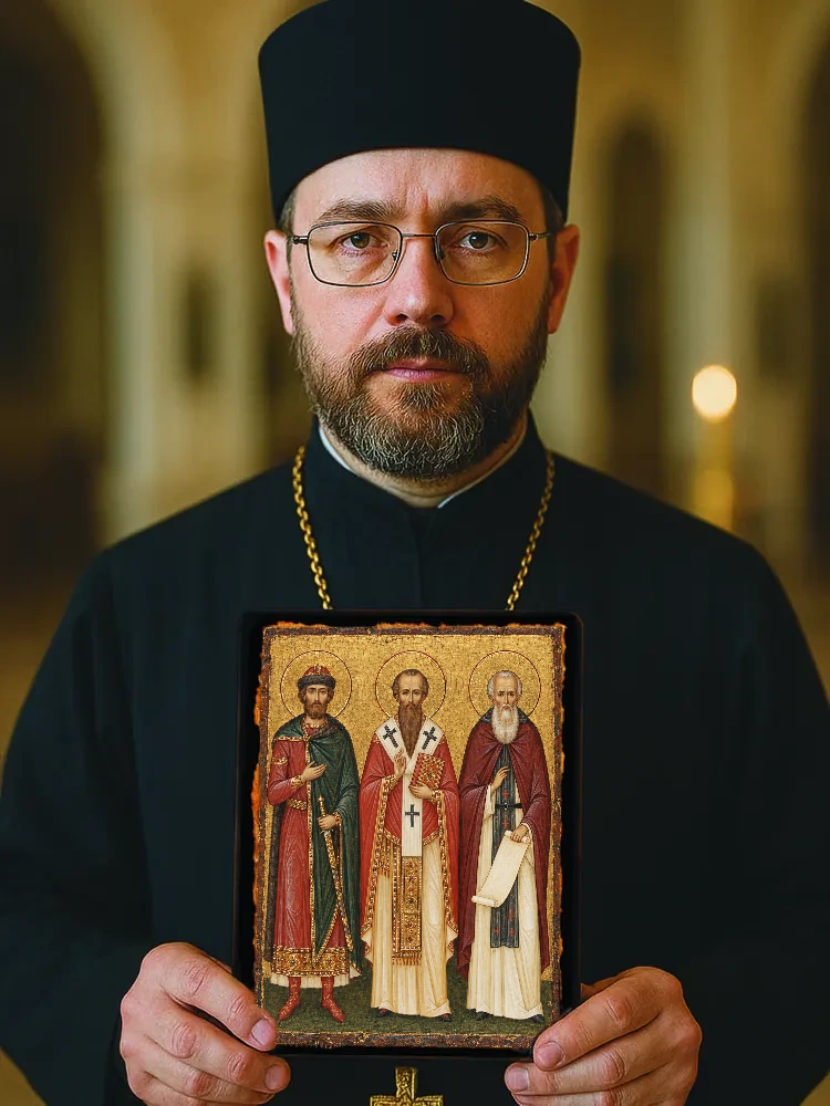 Александров святых собор — Большой храмовый и подарочный формат 30×40 см
