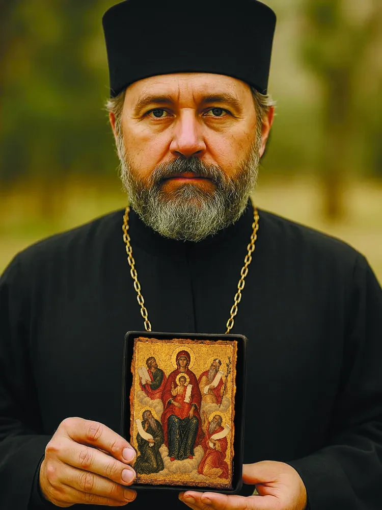 Богоматерь с пророками — В руках мастера (малый формат 10×12 см)