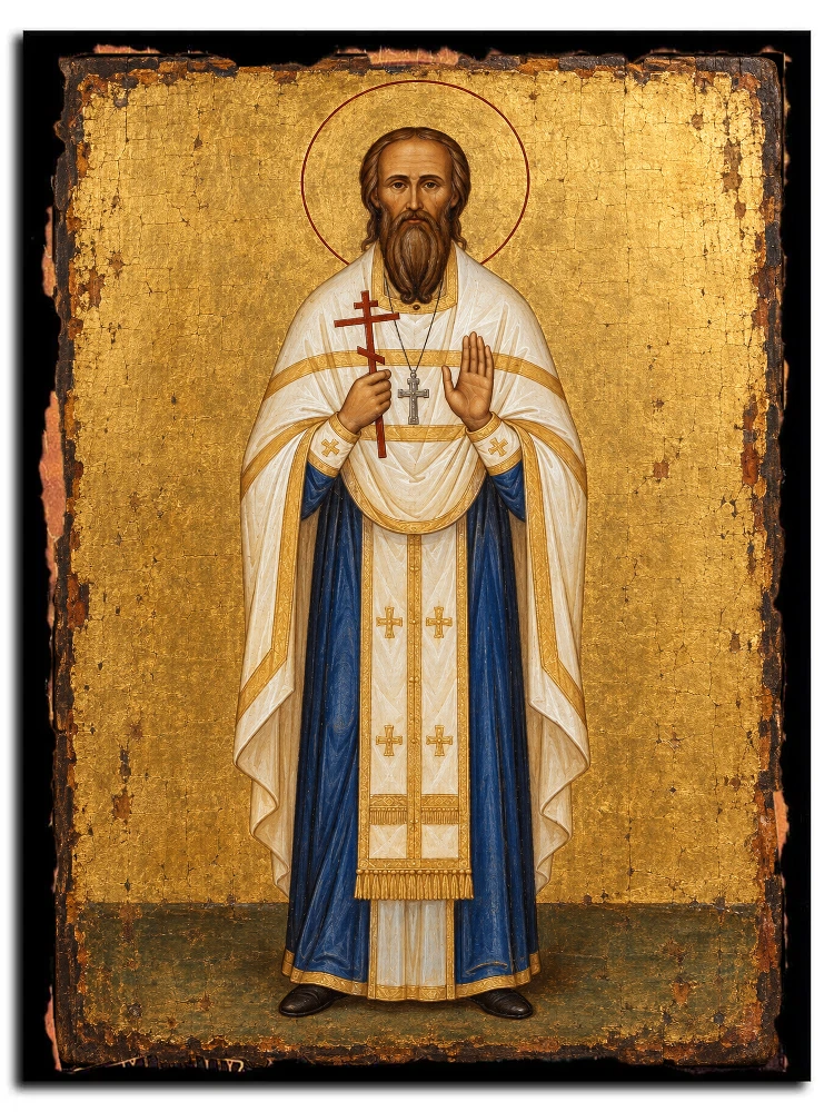 Александр Минервин, священномученик — икона на дереве