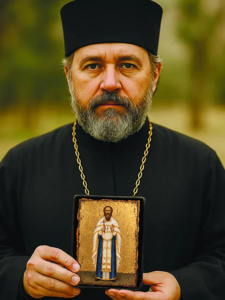 Александр Минервин, священномученик — В руках мастера (малый формат 10×12 см)