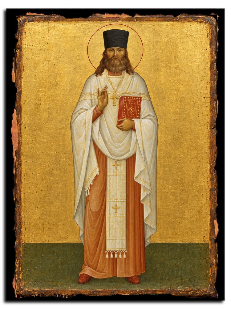 Алексий Будрин — икона на дереве