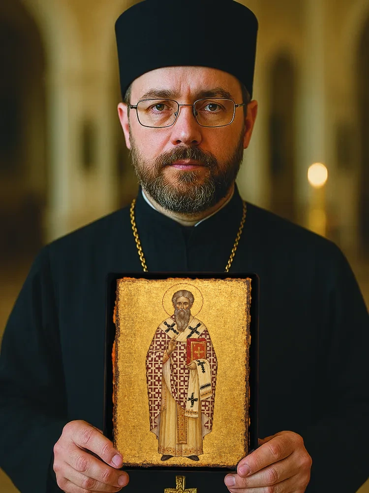 Аристион Александрийский, епископ — Большой храмовый и подарочный формат 30×40 см