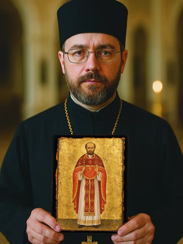 Борис Боголепов, пресвитер — Большой храмовый и подарочный формат 30×40 см