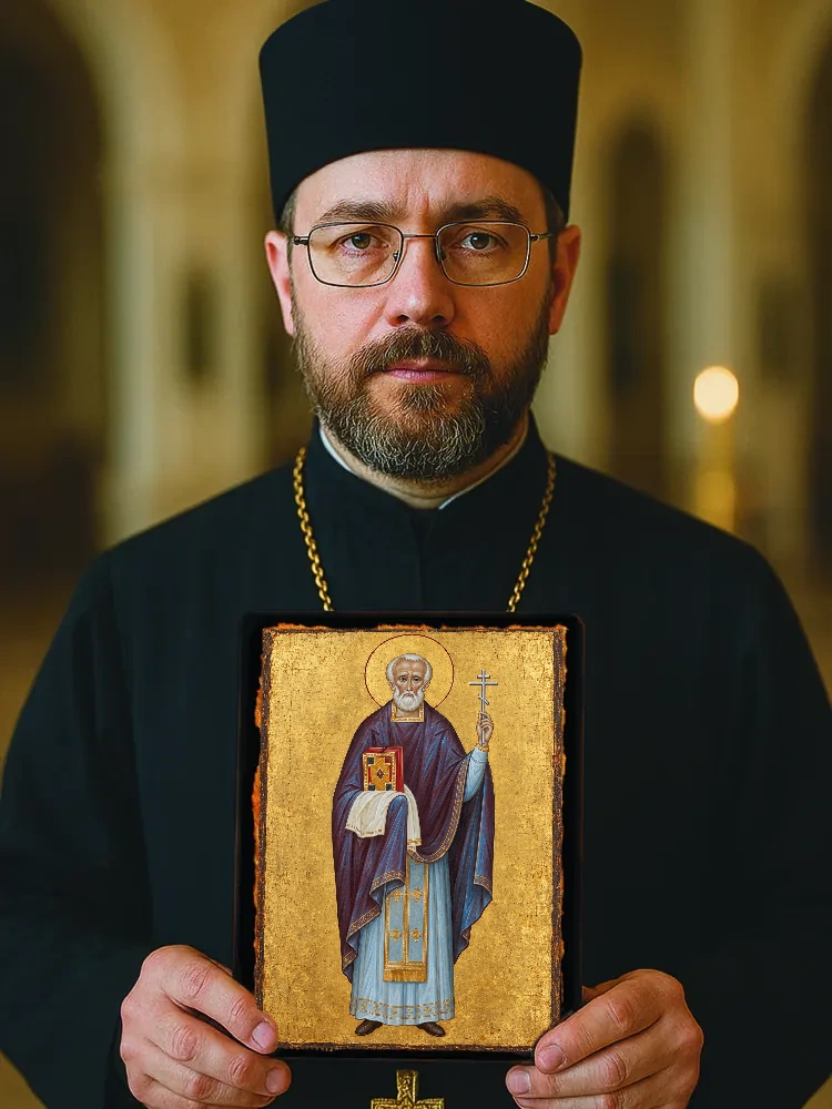 Василий Крымкин, пресвитер — Большой храмовый и подарочный формат 30×40 см