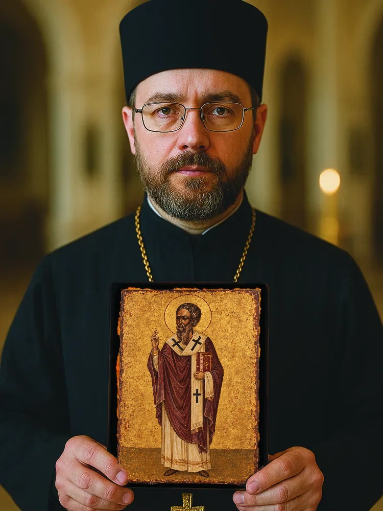 Георгий Никомидийский — Большой храмовый и подарочный формат 30×40 см
