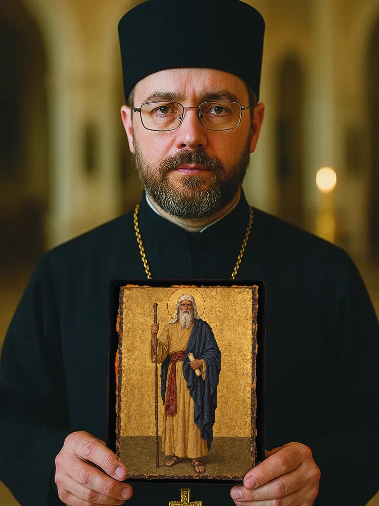 Халев, сотрудник Иисуса Навина — Большой храмовый и подарочный формат 30×40 см