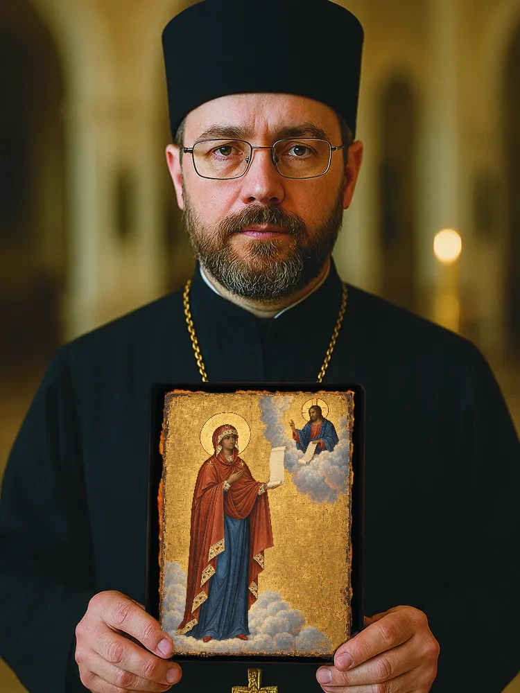 Боголюбская Тульская — Большой храмовый и подарочный формат 30×40 см