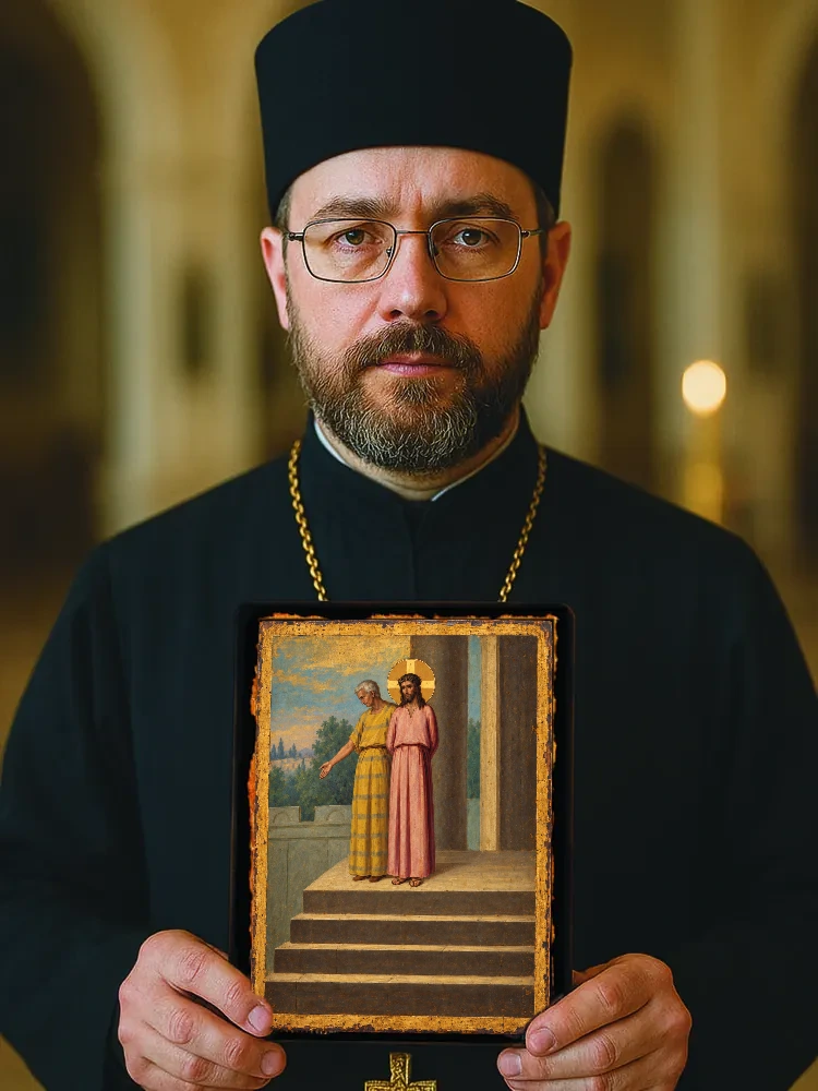 «Се Человек» (Ecce Homo) — Большой храмовый и подарочный формат 30×40 см