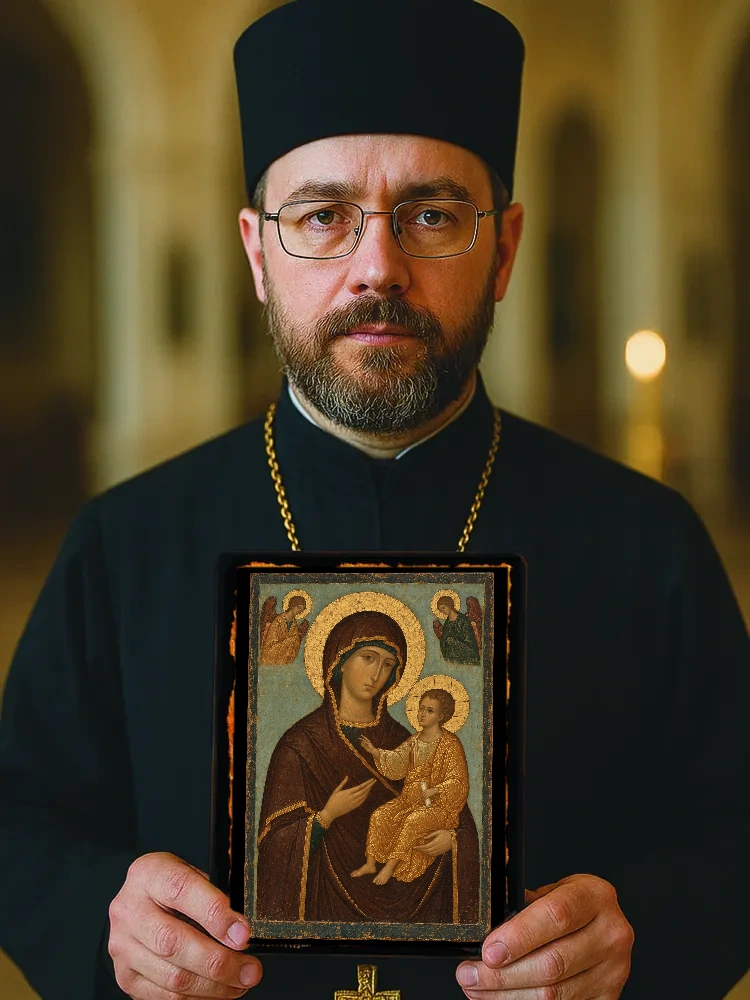 Одигитрия (в Московском Вознесенском Девичьем монастыре, подобие Влахернской) — Большой храмовый и подарочный формат 30×40 см