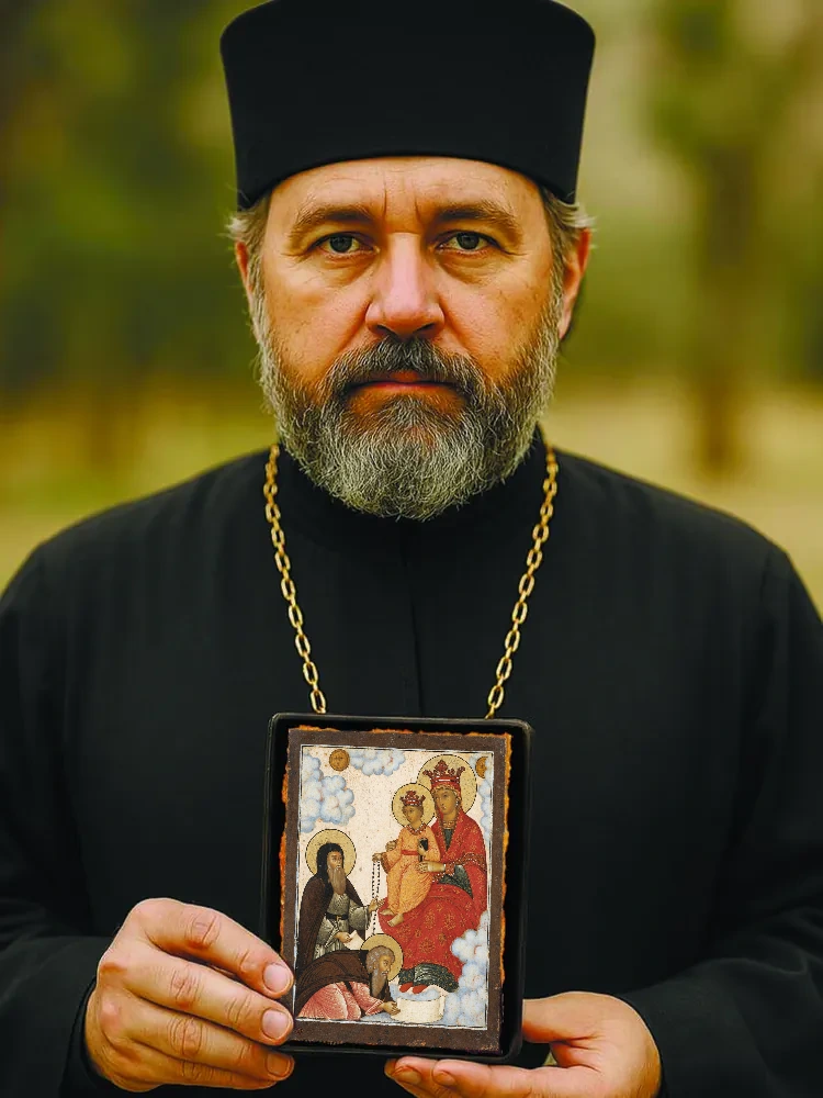 Печерская с чудотворцами — В руках мастера (малый формат 10×12 см)