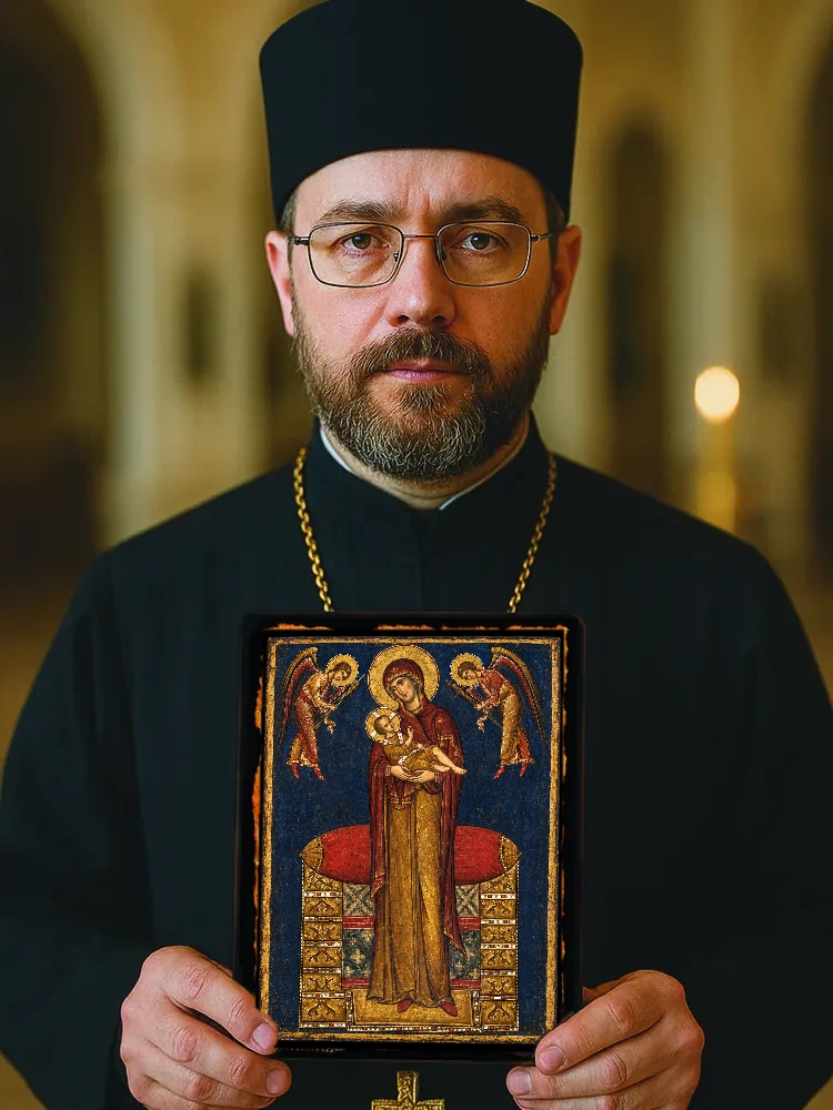 Кипрская Ястребская — Большой храмовый и подарочный формат 30×40 см