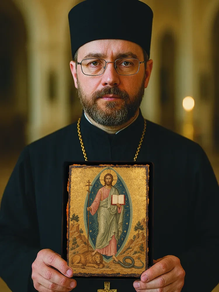 Христос Триумфатор — Большой храмовый и подарочный формат 30×40 см
