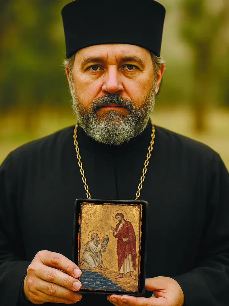 Чудо со статиром — В руках мастера (малый формат 10×12 см)