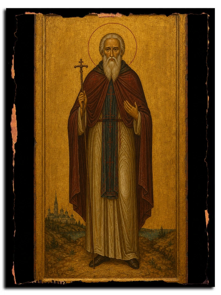 Варсонофий (Юрченко), Херсонский, исповедник — икона на дереве ручной работы