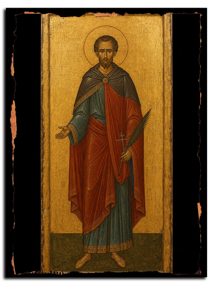Лазарь Болгарский, мученик — икона на дереве ручной работы