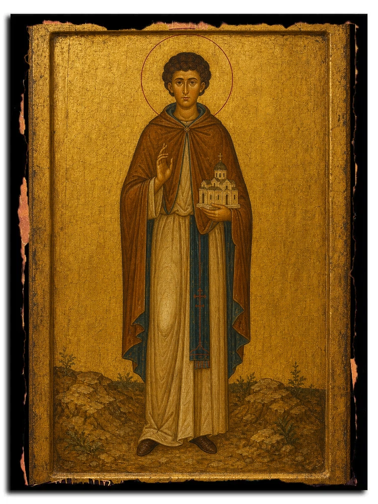 Авенир (Синицын), преподобномученик — икона на дереве ручной работы