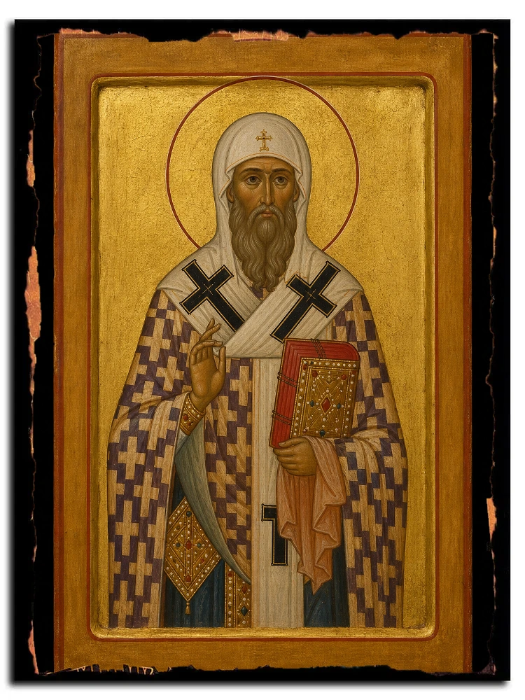 Афанасий, епископ Тарсийский (Киликийский), священномученик — икона на дереве ручной работы