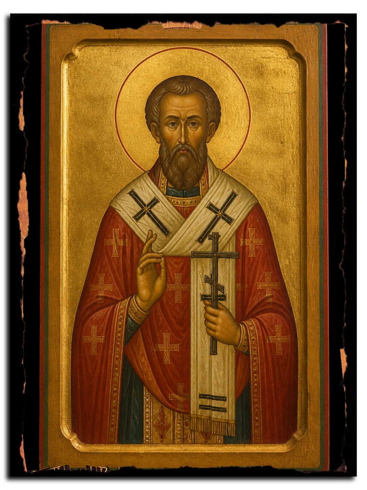 Анания Финикийский, священномученик — икона на дереве ручной работы