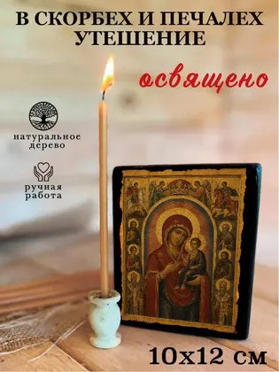 Икона Божией Матери «В скорбех и печалех Утешение» — фото 3