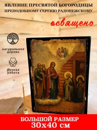Явление Пресвятой Богородицы преподобному Сергию Радонежскому — фото 7