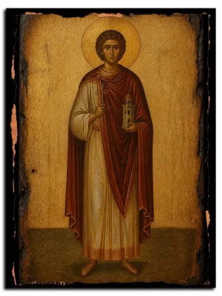 Иакинф Амастридский — икона на дереве