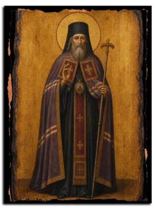Иоасаф (Жевахов), Могилевский — икона на дереве