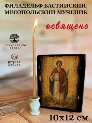Филадельф Бастийский, Месопольский мученик — фото 3