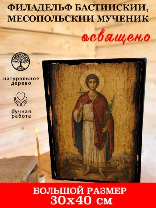 Филадельф Бастийский, Месопольский мученик — фото 7