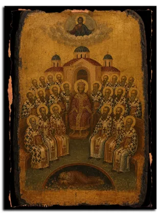 Воспоминание III Вселенского Собора (431) — икона на дереве