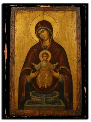 Животодательница (другая) — икона на дереве