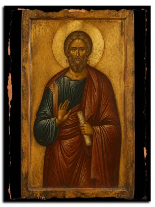 Амос — икона на дереве