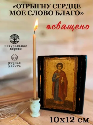 Икона Спасителя «Отрыгну сердце мое слово благо» — фото 3