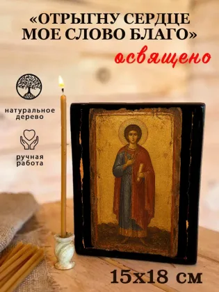 Икона Спасителя «Отрыгну сердце мое слово благо» — фото 5
