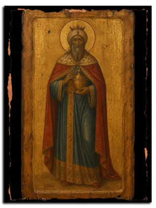 Валтасар волхв — икона на дереве