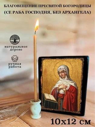 Благовещение Пресвятой Богородицы (Се Раба Господня, без Архангела) — вид 3