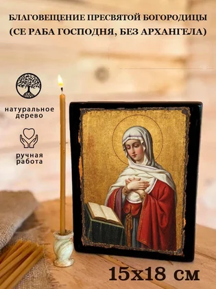 Благовещение Пресвятой Богородицы (Се Раба Господня, без Архангела) — вид 5