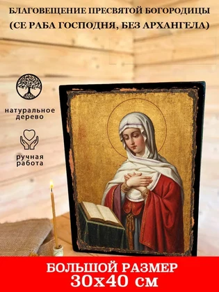 Благовещение Пресвятой Богородицы (Се Раба Господня, без Архангела) — вид 7
