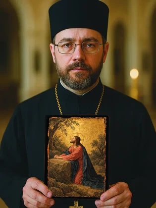 Христос в молитве — вид 4
