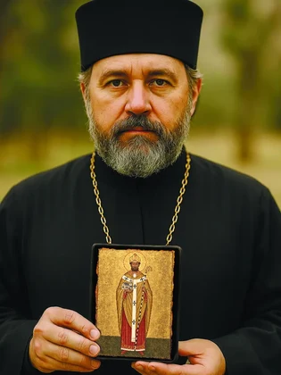 Святитель Августин, архиепископ Кентерберийский — вид 2