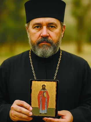 Священномученик Григорий Златорунский, священник — вид 2