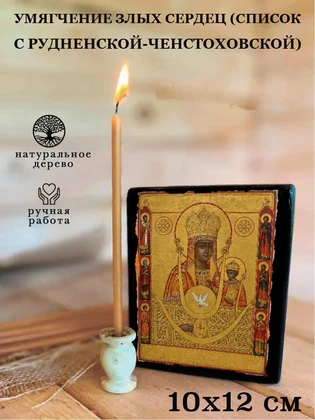 Умягчение злых сердец (список с Рудненской-Ченстоховской) — вид 3
