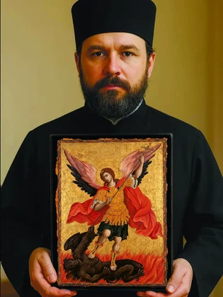 Архангел Михаил, попирающий диавола — вид 6