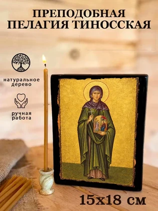 Преподобная Пелагия Тиносская — вид 5