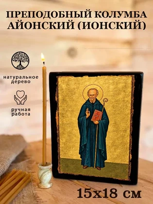 Преподобный Колумба Айонский (Ионский) — вид 5