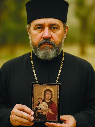 Умягчение злых сердец — с сердцем в руке Младенца — вид 2