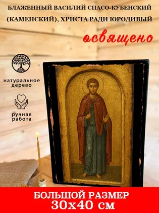 Василий Спасо-Кубенский (Каменский), Христа ради юродивый, блаженный — фото 7