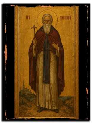 Варсонофий (Юрченко), Херсонский, исповедник — икона на натуральном дереве