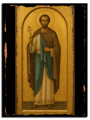 Александр Пиднский, мученик — икона на дереве